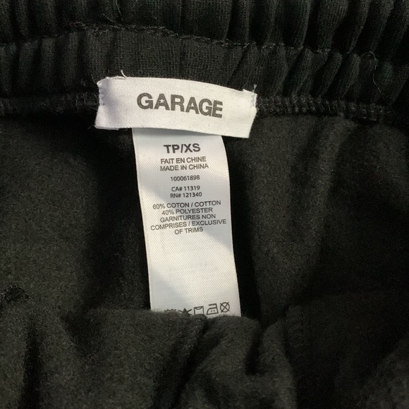 Black garage sweatpants - Picture 2 of 2